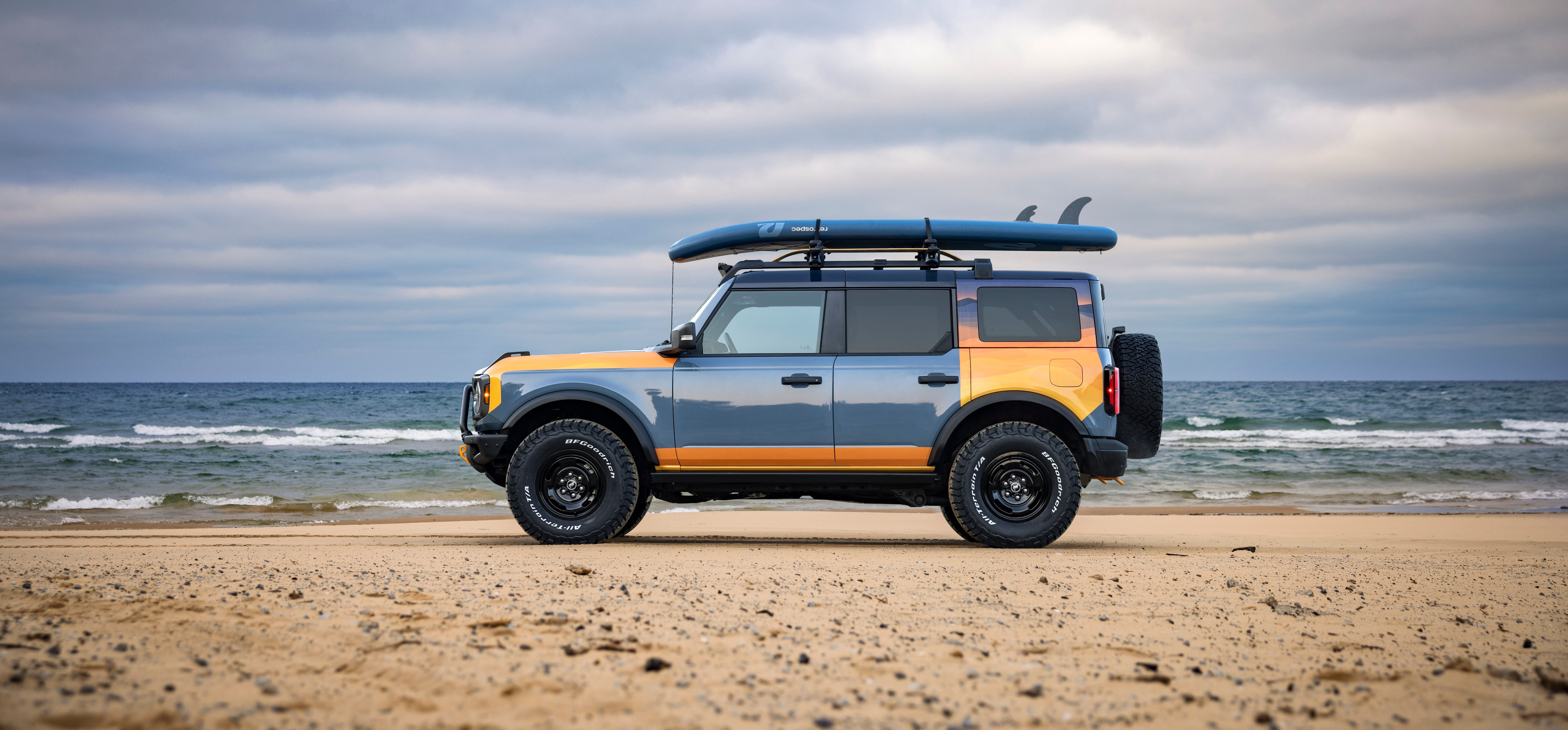Bronco Silver Lake Dunes project vehicle.